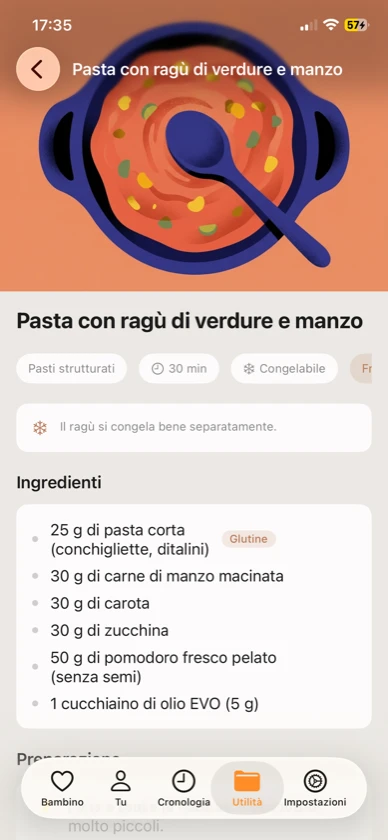 Il ricettario dello svezzamento